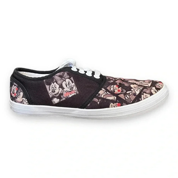 THE BRADFORD EXCHANGE Mickey & Minnie "Caught in the Moment" Sneakers sz 7.5 - Picture 5 of 11